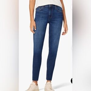 Joes Jeans skinny high rise raw cuff jeans Alexandra dark wash 26 EUC